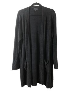 Barefoot Dreams Womens Size 2X Black Cozy Chic Ultra Lite Open Front Cardigan